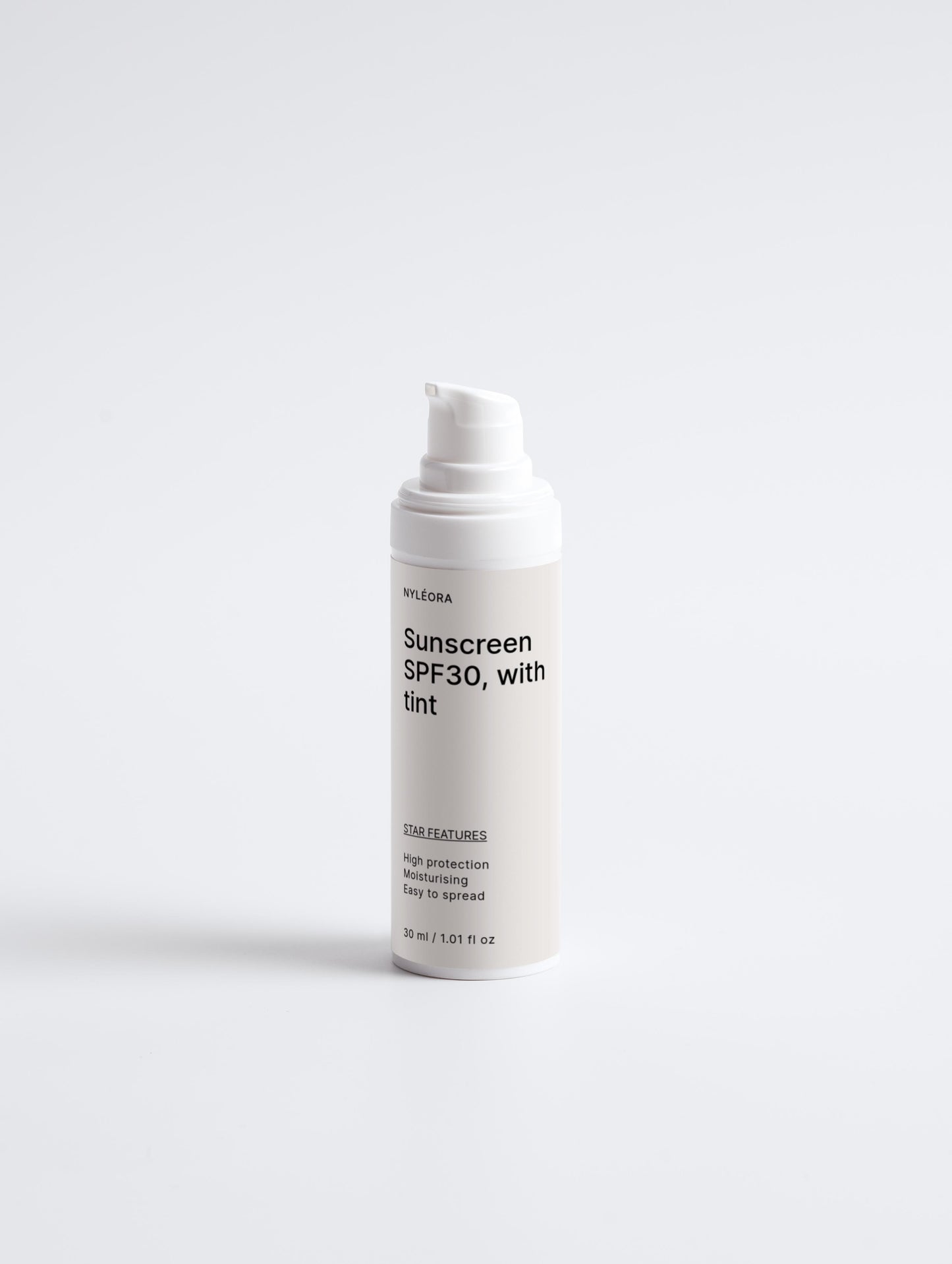 Sunscreen SPF30, with tint